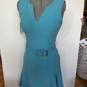 White House Black Market Size 6  turquoise dress